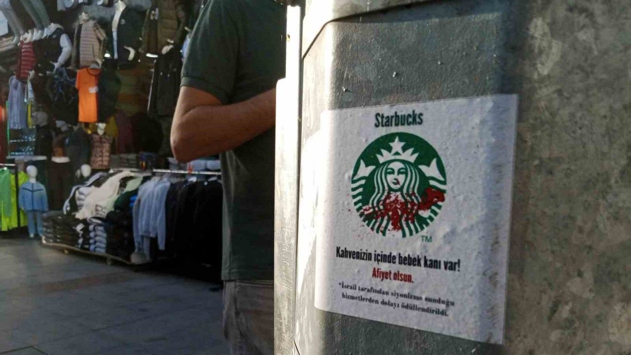 ABD’li kahve markasına "Filistin" tepkisi