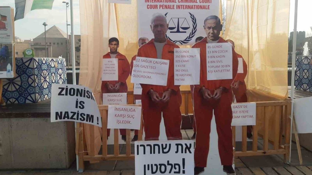 Kayseri'de Vicdan Mahkemesi İsrail’i Yargıladı