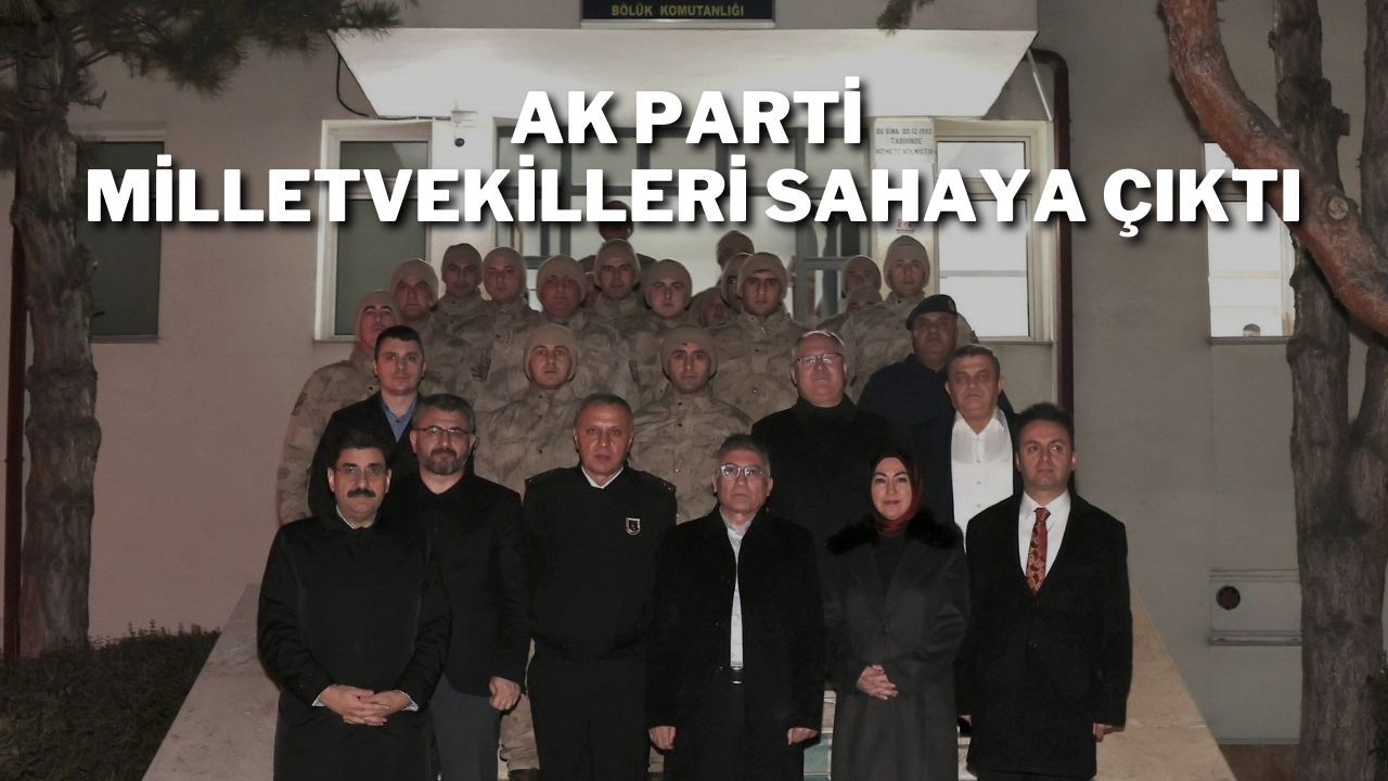 AK Parti Milletvekilleri Sahaya Çıktı