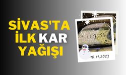 Sivas’ta İlk Kar Yağışı