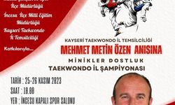 Metin Özen Anısına ‘Taekwondo Turnuvası’ Düzenlenecek