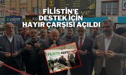 Filistin’e Destek İçin Hayır Çarşısı Açıldı