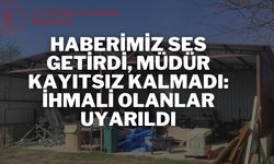 Haberimiz Ses Getirdi, Müdür Kayıtsız Kalmadı İhmali Olanlar Uyarıldı