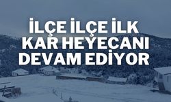 İlçe İlçe İlk Kar Heyecanı Devam Ediyor