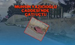 Muhsin Yazıcıoğlu Caddesi’nde Çatı Uçtu