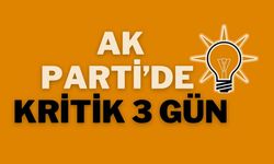 Adalet ve Kalkınma Partisi’nde Kritik 3 Gün