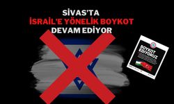 Sivas’ta İsrail’e Yönelik Boykot Devam Ediyor