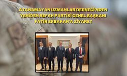 Atanamayan Uzmanlar Derneği'nden Yeniden Refah Partisi Genel Başkanı Fatih Erbakan'a Ziyaret