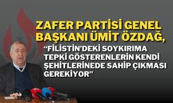 Zafer Partisi Genel Başkanı Özdağ,“Filistin’deki Soykırıma Tepki Gösterenlerin Kendi Şehitlerine de Sahip Çıkması Gerek"