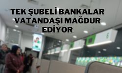 Tek Şubeli Bankalar Vatandaşı Mağdur Ediyor