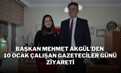 Başkan Mehmet Akgül’den 10 Ocak Çalışan Gazeteciler Günü Ziyareti