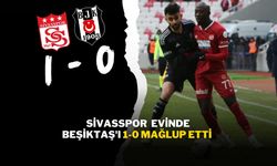 Sivasspor  Evinde Beşiktaş'ı 1-0 Mağlup Etti