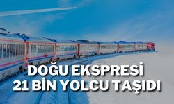 Doğu Ekspresi 21 Bin Yolcu Taşıdı