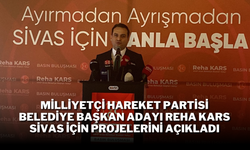Milliyetçi Hareket Partisi Belediye Başkan Adayı Reha Kars Sivas İçin Projelerini Açıkladı