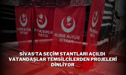 Sivas'ta Seçim Stantları Açıldı Vatandaşlar Temsilcilerden Projeleri Dinliyor