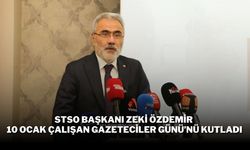 STSO Başkanı Zeki Özdemir 10 Ocak Çalışan Gazeteciler Günü’nü Kutladı