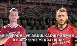 Ziya Erdal ve Abdulkadir Parmak İlk Kez 11'de Yer Aldılar