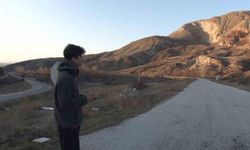 17 Yaşındaki Doğu Efe Alpayar, Şarkışla'da Yaban Keçilerini Dron ile Görüntüledi