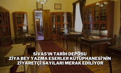 Sivas’ın Tarih Deposu  Ziya Bey Yazma Eserler Kütüphanesi’nin  Ziyaretçi Sayıları merak ediliyor