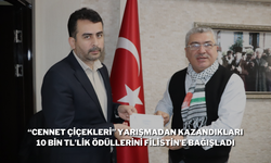 “Cennet Çiçekleri” Yarışmadan Kazandıkları 10 Bin TL’lik Ödüllerini Filistin’e Bağışladı