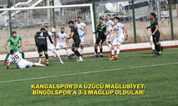 Kangalspor'da Üzücü Mağlubiyet: Bingölspor'a 3-1 Mağlup Oldular!