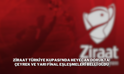 Ziraat Türkiye Kupası'nda Heyecan Dorukta! Çeyrek ve Yarı Final Eşleşmeleri Belli Oldu