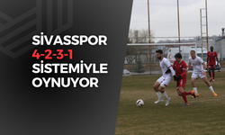 Sivasspor 4-2-3-1 Sistemiyle Oynuyor