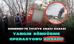 Gemerek'te İtfaiye Aracı Kazası: Yangın Söndürme Operasyonu Aksadı!