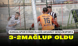 Kangalspor Evinde Elazığ Aksaray Gençlikspor'a 3-2 Mağlup Oldu