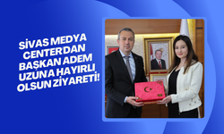 Sivas Medya Center'dan Başkan Adem Uzun'a Hayırlı Olsun Ziyareti!