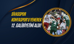 Sivasspor Konyaspor'u Yenerek 12. Galibiyetini Aldı!