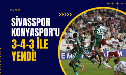 Sivasspor Konyaspor'u 3-4-3 ile Yendi!