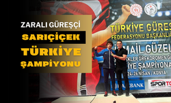 Zaralı Güreşçi Sarıçiçek Türkiye Şampiyonu