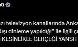 Emniyet Genel Müdürlüğü: Ankara'da Yasa Dışı Dinleme İddiaları Asılsız!