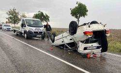 Konya Kulu'da Şiddetli Yağmurda Araç Takla Attı: 3 Yaralı!