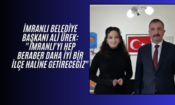 İmranlı Belediye Başkanı Ali Ürek: "İmranlı'yı Hep Beraber Daha İyi Bir İlçe Haline Getireceğiz"