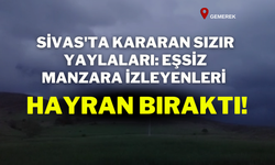 Sivas'ta Kararan Sızır Yaylaları: Eşsiz Manzara İzleyenleri Hayran Bıraktı!