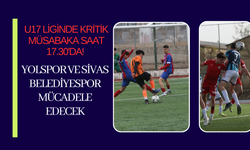 U17 Liginde Kritik Müsabaka Saat 17.30'da! Yolspor ve Sivas Belediyespor Mücadele Edecek
