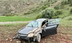 Elazığ'dan Sivas'a Polislik Sınavına Giden Genç Kaza Yaptı