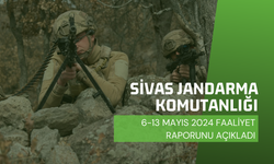 Sivas Jandarma Komutanlığı 6-13 Mayıs 2024 Faaliyet Raporunu Açıkladı