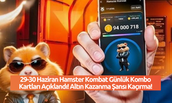 29-30 Haziran Hamster Kombat Günlük Kombo Kartları Açıklandı! Altın Kazanma Şansı Kaçırma!