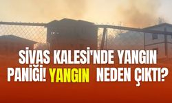 Sivas Kalesi'nde Yangın Paniği! Yangın Neden Çıktı?