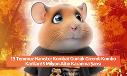 13 Temmuz Hamster Kombat Günlük Gizemli Kombo Kartları! 5 Milyon Altın Kazanma Şansı