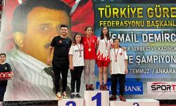 Güreşçi Buğlem Kılıç Türkiye Şampiyonu Oldu