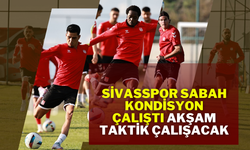 Sivasspor Sabah Kondisyon Çalıştı Akşam Taktik Çalışacak