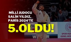 Milli Judocu Salih Yıldız, Paris 2024'te 5. Oldu!