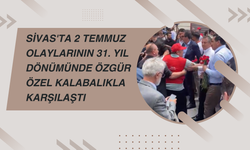 Sivas'ta 2 Temmuz Olaylarının 31. Yıl Dönümünde Özgür Özel Kalabalıkla Karşılaştı