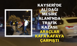 Kayseri'de Ali Dağı Mesire Alanı'nda Trafik Kazası: Araçlar Kafa Kafaya Çarpıştı