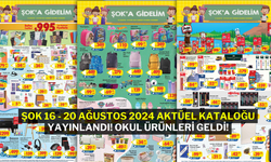 ŞOK 20 Ağustos 2024 Aktüel Kataloğu Yayınlandı! Okul ürünleri geldi!