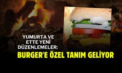 Yumurta ve Ette Yeni Düzenlemeler: Burger'e Özel Tanım Geliyor